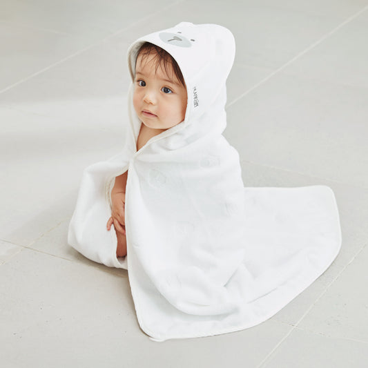 Poled | Hooded bath towel, large size, easy to put on and take off