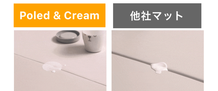 Poled&Cream 折り畳み式マット プレミアム ワイド