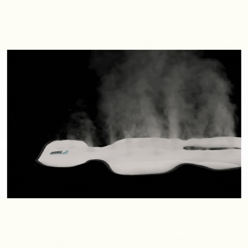 シート全体が暑くなることを防止