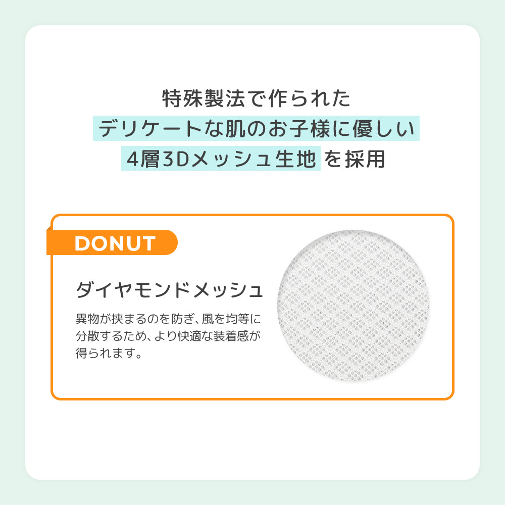 [公式] エアラブ4 ドーナッツ | airluv4 donut 送風機付きクールシート