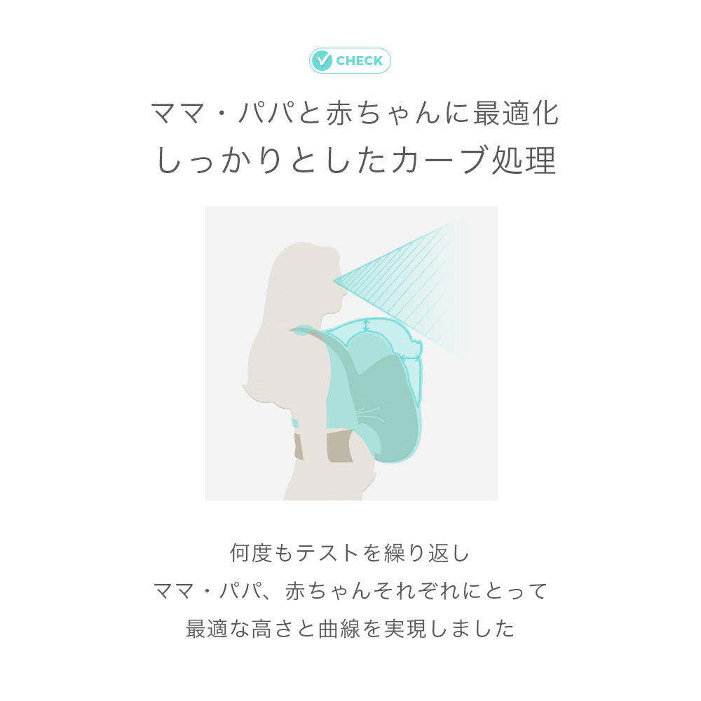 しっかりとしたカーブ処理