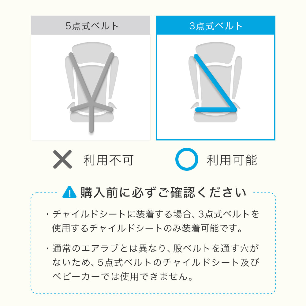 airluv3 junior | [4〜10歳まで] エアラブ3 ジュニア 送風機付きクールシート