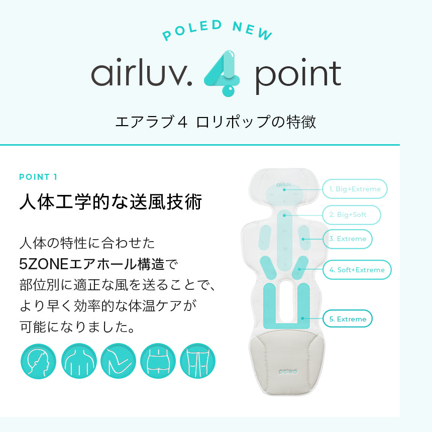 poled airluv エアラブ4 ロリポップ ミルキーウェイ 3ZJsN ...